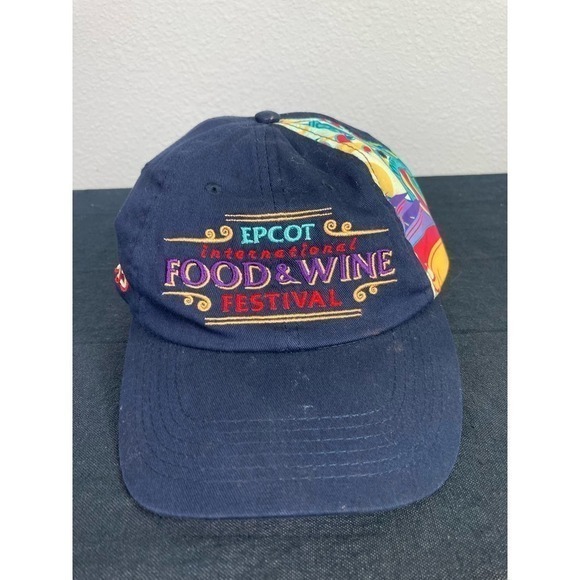 Epcot Food and Wine Festival Hat 2013 Embroidered Souvenir Cap Disney Theme Park - Picture 5 of 10
